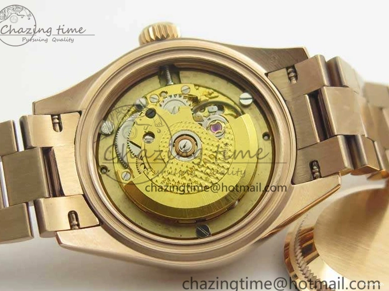 XL Edition BP Diam Fluted RG Bezel DateJust Pink 28mm Dial Maker RG On Best Bracelet ETA2671 0513